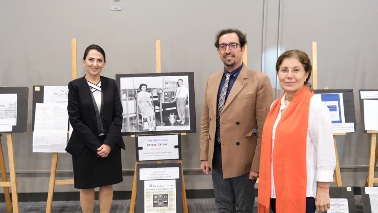 Radyonüklid tedavinin atası Dr. Saul Hertz, Çam ve Sakura Şehir Hastanesinde anıldı